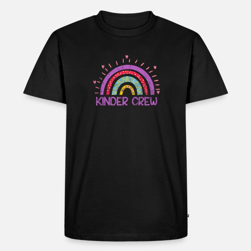 Kindergarten - Männer Premium Bio T-Shirt - Schwarz