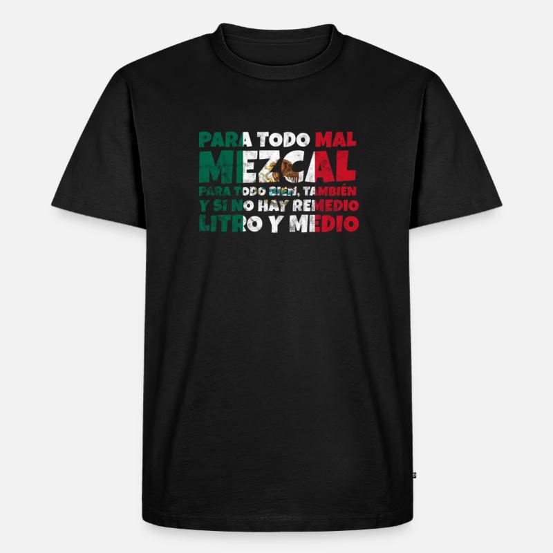 Mexiko - Männer Premium Bio T-Shirt - Schwarz