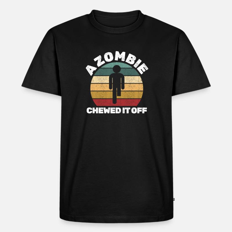 Amputation Amputieren Prothese Geschenk - Männer Premium Bio T-Shirt - Schwarz