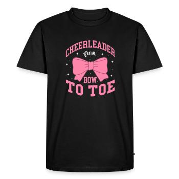 Cheerleader - T-shirt Premium bio Homme - noir - Devant - Nico (187cm)