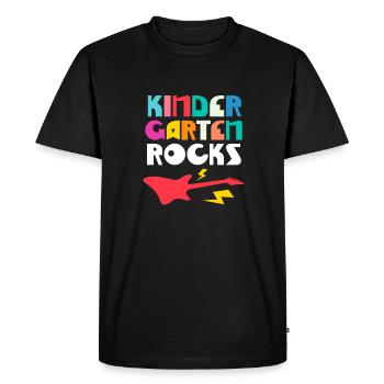 Kindergarten Child School Enrollment School Gift - Men's Premium Organic T-Shirt - black - Front - Nico (187cm)