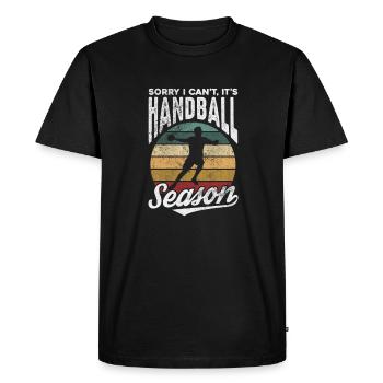 Handball Handball Joueur Handball Joueur de handball Cadeau sportif - T-shirt Premium bio Homme - noir - Devant - Nico (187cm)