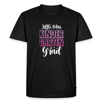 Kindergarten - Men's Premium Organic T-Shirt - black - Front - Nico (187cm)