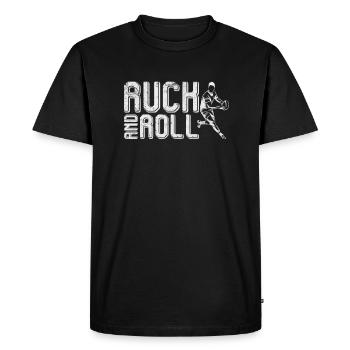 Club de rugby Équipe de rugby Football Sport Cadeau - T-shirt Premium bio Homme - noir - Devant - Nico (187cm)
