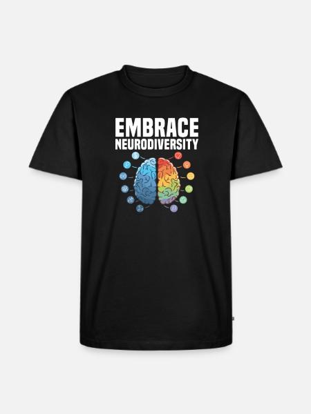 ADHD ADHD Attention Deficit Gift - Men's Premium Organic T-Shirt - black