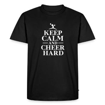 Cheerleader - Men's Premium Organic T-Shirt - black - Front - Nico (187cm)