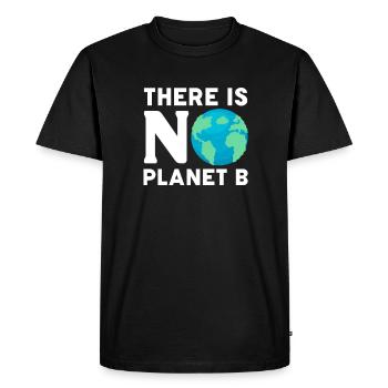 Changement climatique - T-shirt Premium bio Homme - noir - Devant - Nico (187cm)