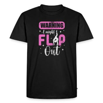 Cheerleader Cheerleading Sport Gymnastics Gift - Men's Premium Organic T-Shirt - black - Front - Nico (187cm)