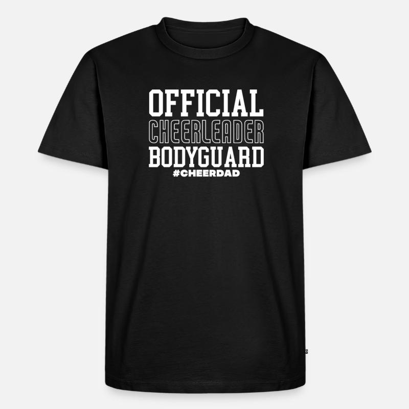 Cheerleader - Männer Premium Bio T-Shirt - Schwarz