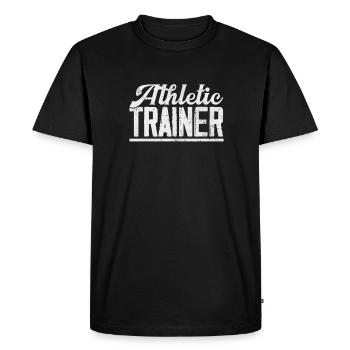 Sports Physician, Sports Medicine, Athletic Trainer - Men's Premium Organic T-Shirt - black - Front - Nico (187cm)