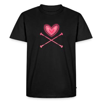 Baton Twirling Gymnastics Gymnastics Gift - Men's Premium Organic T-Shirt - black - Front - Nico (187cm)