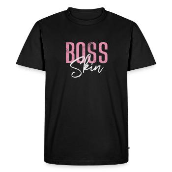 Beautician - Men's Premium Organic T-Shirt - black - Front - Nico (187cm)