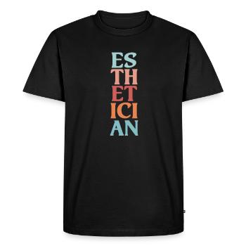 Beautician Cosmetics Makeup Gift - Men's Premium Organic T-Shirt - black - Front - Nico (187cm)