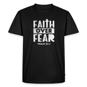 Bible - T-shirt Premium bio Homme - noir - Devant - Nico (187cm)