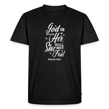 Bible - T-shirt Premium bio Homme - noir - Devant - Nico (187cm)