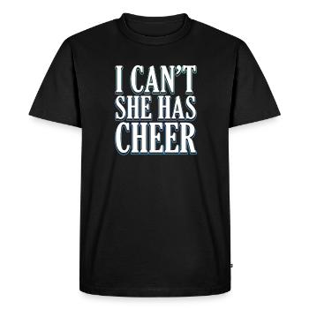 Cheerleader - Men's Premium Organic T-Shirt - black - Front - Nico (187cm)
