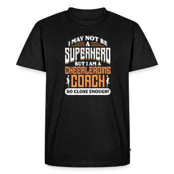 Cheerleader - Men's Premium Organic T-Shirt - black - Front - Nico (187cm)