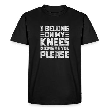 Sadomaso - Men's Premium Organic T-Shirt - black - Front - Nico (187cm)