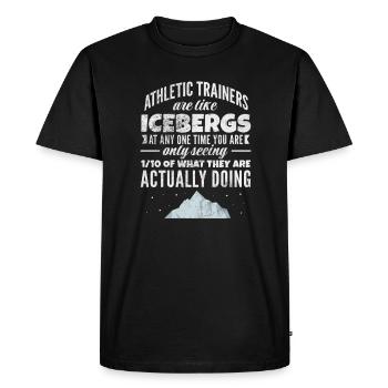 Sports Physician, Sports Medicine, Athletic Trainer - Men's Premium Organic T-Shirt - black - Front - Nico (187cm)