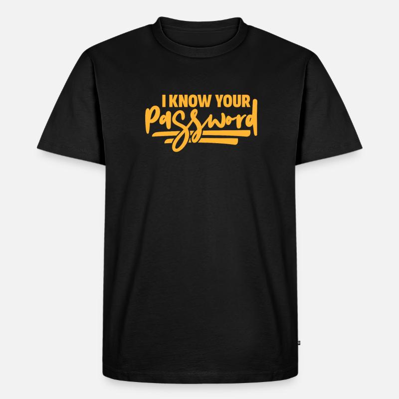 Hacker Coder Computer Hacking Cadeau - T-shirt Premium bio Homme - noir