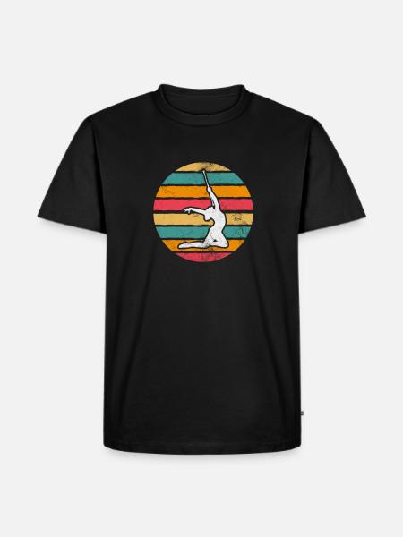 Baton Twirling - Men's Premium Organic T-Shirt - black