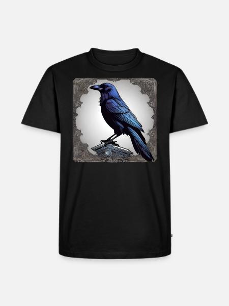 Schwarzer Rabe - Männer Premium Bio T-Shirt - Schwarz