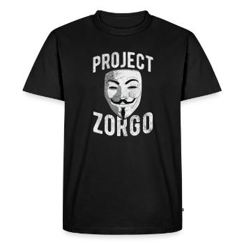 Hacker - T-shirt Premium bio Homme - noir - Devant - Nico (187cm)