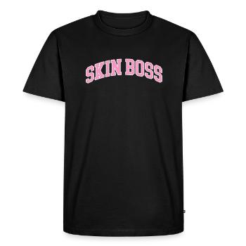 Beautician Cosmetic Makeup Gift - Men's Premium Organic T-Shirt - black - Front - Nico (187cm)