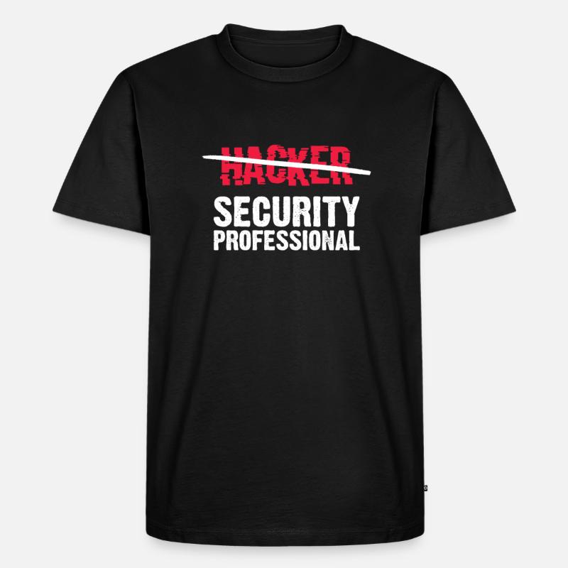 Hacker Coder Computer Hacking Gift - Men's Premium Organic T-Shirt - black