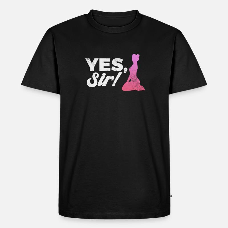 Sadomaso - Männer Premium Bio T-Shirt - Schwarz