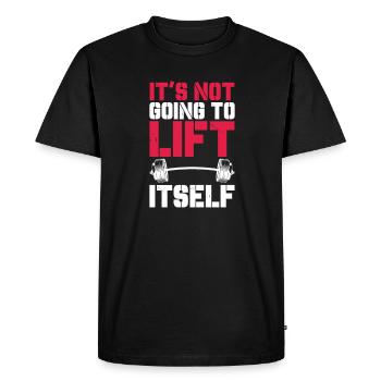 Bodybuilder Body Building Fitness Gym Gift - Men's Premium Organic T-Shirt - black - Front - Nico (187cm)
