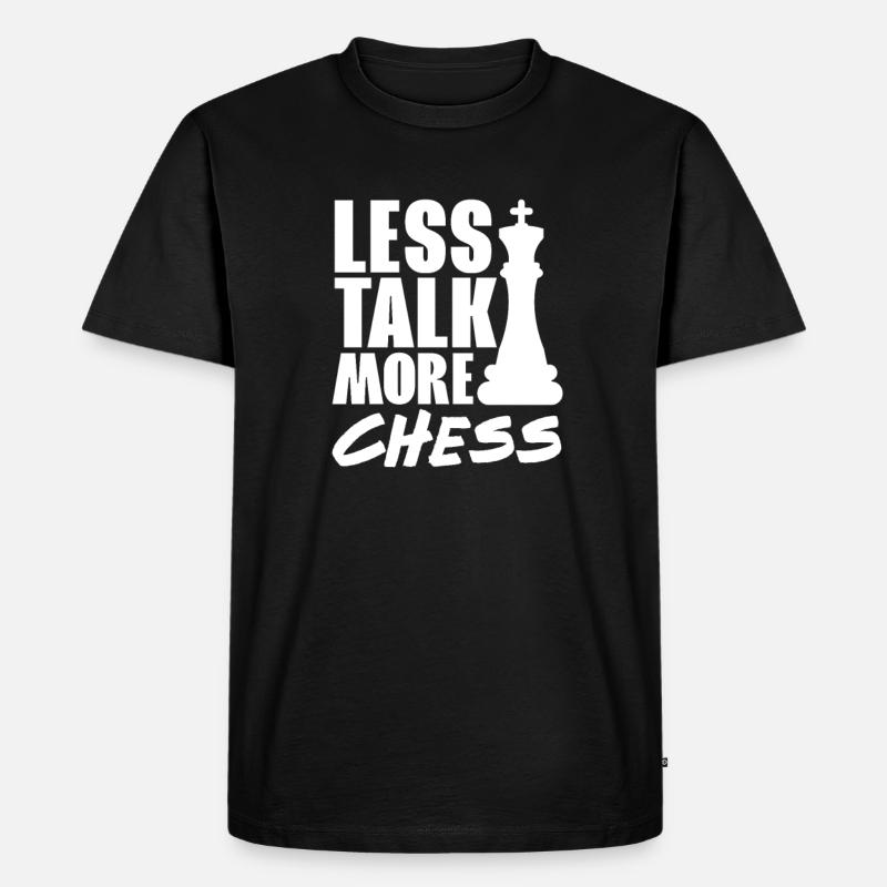 Schach - Männer Premium Bio T-Shirt - Schwarz