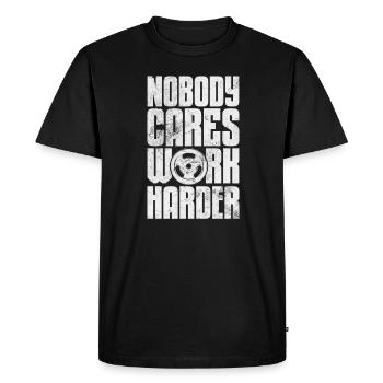 Culturiste - T-shirt Premium bio Homme - noir - Devant - Nico (187cm)