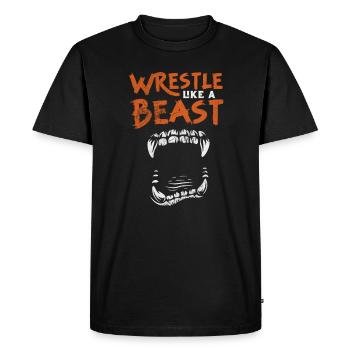 Wrestling - Männer Premium Bio T-Shirt - Schwarz - Vorne - Nico (187cm)