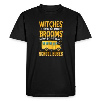 Chauffeur de bus Chauffeur de bus Bus Schuhlbus cadeau - T-shirt Premium bio Homme - noir - Devant - Nico (187cm)