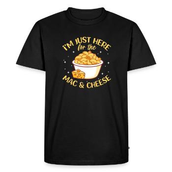 Gâteau au fromage Cheesecake Cadeau alimentaire - T-shirt Premium bio Homme - noir - Devant - Nico (187cm)