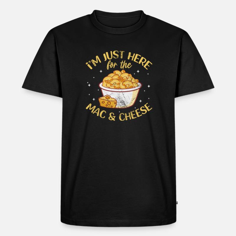 Käse - Männer Premium Bio T-Shirt - Schwarz