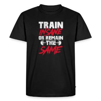 Culturiste - T-shirt Premium bio Homme - noir - Devant - Nico (187cm)