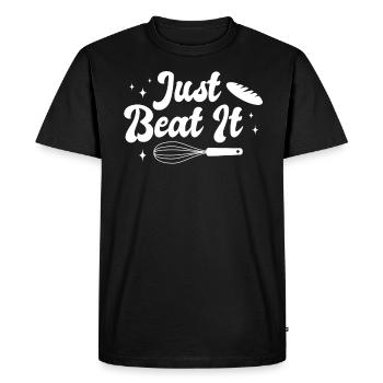 Baker boulangerie boulangerie pâtisserie cadeau - T-shirt Premium bio Homme - noir - Devant - Nico (187cm)