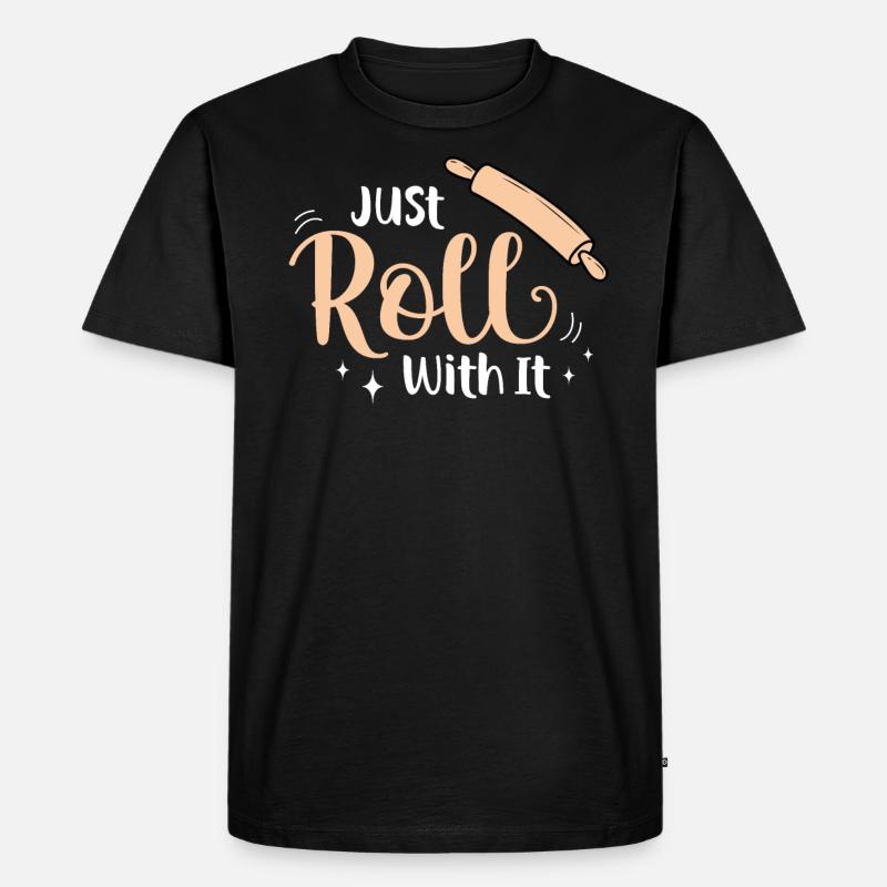 Bäcker Bäckerein Backwaren Backen Geschenk - Männer Premium Bio T-Shirt - Schwarz
