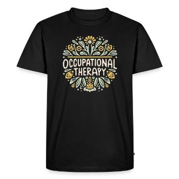 Ergothérapie ergothérapeute - T-shirt Premium bio Homme - noir - Devant - Nico (187cm)