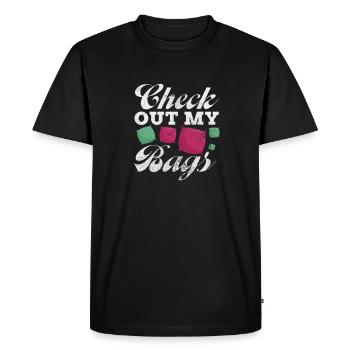 Cornhole - T-shirt Premium bio Homme - noir - Devant - Nico (187cm)