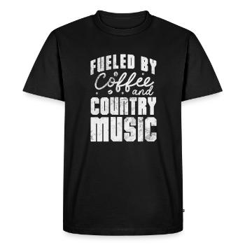 Pays - T-shirt Premium bio Homme - noir - Devant - Nico (187cm)