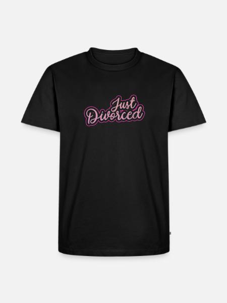 Divorce - Men's Premium Organic T-Shirt - black