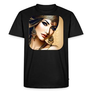Danseuse orientale mystique - T-shirt Premium bio Homme - noir - Devant - Nico (187cm)