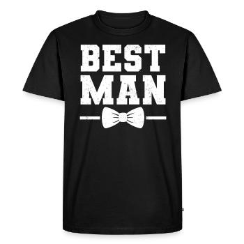 Bachelor Bachelor Party - Men's Premium Organic T-Shirt - black - Front - Nico (187cm)