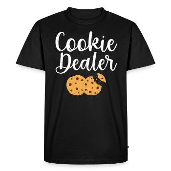 Baker - Men's Premium Organic T-Shirt - black - Front - Nico (187cm)