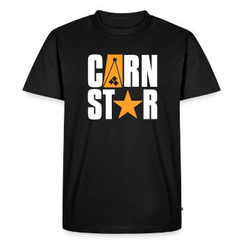 Cornhole Beanbag Blind Hole Gift - Men's Premium Organic T-Shirt - black - Front - Nico (187cm)