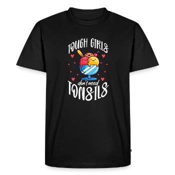 Crème glacée Crème glacée Crème glacée Cadeau d’été - T-shirt Premium bio Homme - noir - Devant - Nico (187cm)