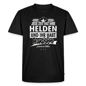 Chaque époque a ses héros, vous avez Francis - T-shirt Premium bio Homme - noir - Devant - Nico (187cm)